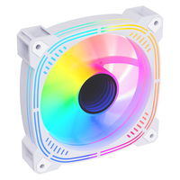 Ventiladores de Refrigeración Silenciosos SNOWMAN ARGB con Disipación de Calor Eficiente y Sincronización RGB para Configuraciones de Juego y Computadoras de Alto Rendimiento