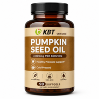 Complément Herbal OEM/ODM pour la Prostate, Marque Privée, Gélules de Palmier Nain et Huile de Graine de Citrouille 3000mg pour le Soutien de la Prostate