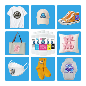 Đen Thứ Sáu CE đã được phê duyệt 1000ml trắng cao cấp dtf chuyển mực trắng màu sắc tố mực cho vải in phun phim in cmykw Bộ - Product Image 5