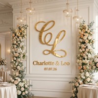 Lettres métalliques personnalisées Zhilin pour logo, enseigne, numéro de maison, lettres d'invitation, artisanat, décoration de mariage, IP65