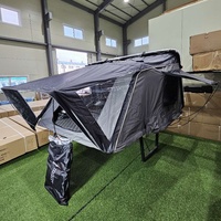 Carpa de Camping de Lona de Alta Calidad para las Cuatro Estaciones, Apertura Automática Rápida, Doble Capa, Carpa de Techo Rígida de ABS para Techo de Auto o Camioneta