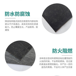 Damping Sound Insulation Felt 10x1M 1.2MM 2MM 3MM Rolled Plate For Ceiling Floor Wall KTV Soundproofing Putty Material - Product Image 4