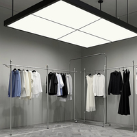 Boîte à lumière LED en tissu blanc suspendue sans cadre encastrée sur mesure, directement de l'usine