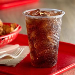 Gobelet jetable transparent ondulé haut et fin de 16 oz, sans BPA, en plastique, pour boissons de fête - Product Image 3