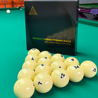 Billes de billard russes S.Q.F Pyramid 68mm 57.2mm en caoutchouc phénolique, jeu de billes de billard/snooker pour tables de 9ft, 8ft, 7ft avec boîte