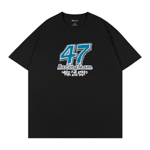 Camiseta de algodón para hombre Qneckwhite, talla S, 100% algodón, jersey transpirable, manga corta, hecha en China - Product Image 2