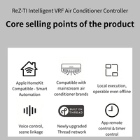 Contrôleur intelligent de climatiseur central VRF ReZ-TI compatible Matter Over Thread