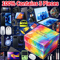 Include 5 Pezzi in una Fantastica Scatola Misteriosa con Articoli Come Drone, Umidificatore d'Aria, Fotocamera Digitale per la Gioia dell'Unboxing