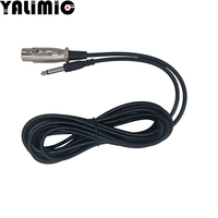 Microphone à main filaire dynamique de vente chaude Construction en métal durable Compatible avec les ordinateurs portables et les consoles de mixage