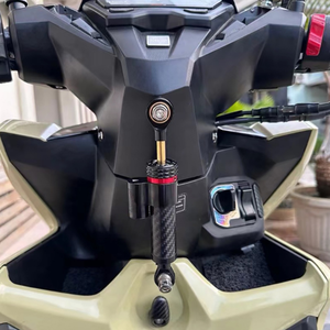 Amortisseur <span class=keywords><strong>de</strong></span> <span class=keywords><strong>direction</strong></span> hydraulique universel pour moto RSP, stabilisateur réglable à 16 niveaux <span class=keywords><strong>de</strong></span> amortissement, longueur totale 207 mm, course 32 mm - Product Image 3