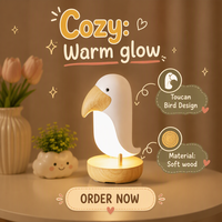 Lampe led tactile avec haut-parleur, rechargeable, intensité d'éclairage réglable, idéal pour une table de chevet