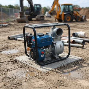Bomba de descarga de alta presión con motor de gasolina de 5.5Hp para 80mm - Product Image 3