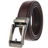 Ceinture automatique en cuir de vachette pour hommes, boucle en alliage de haute qualité, imperméable, respirante, tailles et couleurs personnalisables, durable