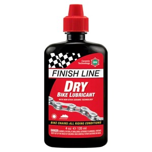 Lubrifiant pour vélo Finish Line Dry 120ml Technologie céramique Toutes conditions de conduite Fabriqué en Italie - Product Image 1