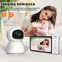 Kamera bohlam nirkabel panorama 1080P WiFi, bola lampu keamanan rumah sistem PTZ Full HD Mini 360 derajat definisi tinggi
