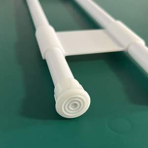 Tringle de <span class=keywords><strong>douche</strong></span> réglable en métal à ressort <span class=keywords><strong>barre</strong></span> de salle de bain extensible poteaux télescopiques tringle à <span class=keywords><strong>rideau</strong></span> de <span class=keywords><strong>douche</strong></span> robuste - Product Image 1