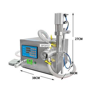 Single Head 23L Semi Automatic Quantitative Filling Machine 30ML-5000ML Electric Magnetic <b>Pump</b> Liquid Filling Machine - Product Image 5