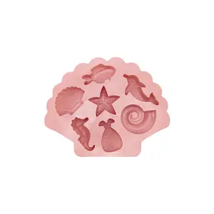 Moule en silicone 3D en forme d'hippocampe de poisson marin biscuit chocolat gâteau décoration moule de cuisson