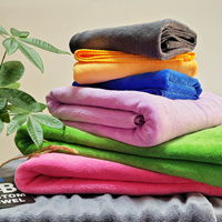 Nouvel arrivage Spa professionnel Salon de beauté Lot de 2 serviettes en microfibre Set de serviettes de bain Serviette de visage en microfibre pour adultes