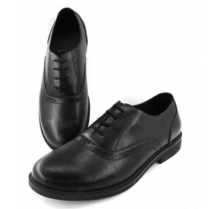 Zapatos de trabajo con punta de seguridad para hombres, <span class=keywords><strong>calzado</strong></span> ortopédico de cuero genuino con plantilla de soporte de arco superior transpirable para diabéticos, novedad - Product Image 4