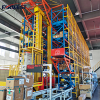 Équipement d'empilage de palettes à double colonne haute capacité pour le stockage industriel Grandes charges larges d'entreposage efficaces