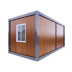 Boxable Prefabricated Flat Pack Container Van Home Prefab Sandwich Panel House