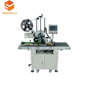 Economical automatic flat express carton self-adhesive labeling machine plane labeling applicator