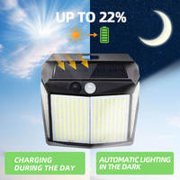 Sensor de Seguridad para Exteriores, Impermeable, Lámpara Solar LED UV para Jardín, Patio, Garaje, Camino, Lámpara de Pared