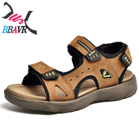 Sandalias Juveniles para Hombre, Talla Grande, Cuero Suave, Suela Blanda, Resistentes al Desgaste, Antideslizantes