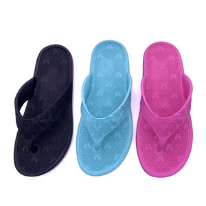 <span class=keywords><strong>Chanclas</strong></span> Eva resistentes Zapatillas de playa de verano con mariposa en relieve para mujeres de la fábrica de China - Product Image 6