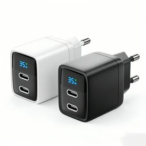 Chargeur super rapide 35W USB C, adaptateur secteur PD QC 3.0, chargeur mural pour smartphone avec certification BIS, PD PPS. - Product Image 1
