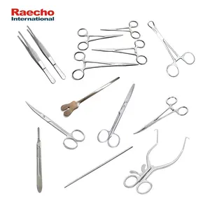 Set completo di strumenti chirurgici per uso ospedaliero professionale