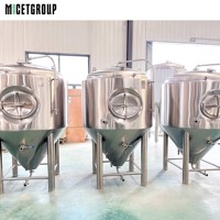 Chambre de fermentation régulée 1000 l Fermenteurs de bière isobares Fermentation de bière de brasserie 1000 litres