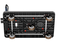Fournisseurs vérifiés MBC-034 Chariot utilitaire multifonctionnel avec système de freinage, chariot pliable avec roues