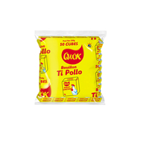 4g * 50pcs Halal Légumes/Boeuf/Poulet/Crevettes Saveur Soupe Bouillon Cube Assaisonnement Cube Stock Cube