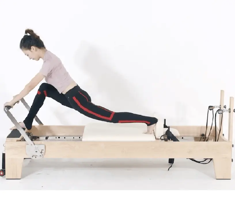 Ev egzersiz sürgülü çubuk Yoga stüdyosu fitness ekipmanları çekirdek yatak pilates reformer