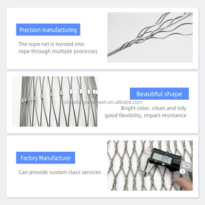 <span class=keywords><strong>Malla</strong></span> de Alambre de Acero Inoxidable Flexible para Cercas de Jardín, Seguridad de Rancho, Anti-Robo, Duradera, Impermeable, Tejida, de Eslabones de Cadena, para Protección - Product Image 6