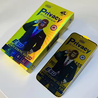 Verre de confidentialité anti-espion OVOG Super X en verre trempé ESD 9H pour Samsung A12, protection d'écran pour iPhone 16 Pro Max 17 Air 15 Plus