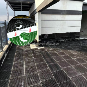 SDM HDPE Hoja de drenaje compuesta Jardín y construcción Célula de drenaje de plástico Producto de movimiento de tierras - Product Image 3