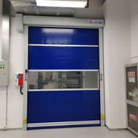 Porte rapide automatique à enroulement rapide avec isolation phonique de 60 dB et contrôle de la poussière pour atelier de fabrication