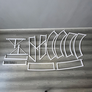 Sắt vòm hình trái tim Hỗ trợ đám cưới hoạt động ngày Valentine vòm hoa hỗ trợ đặc biệt với một kết thúc nướng - Product Image 3