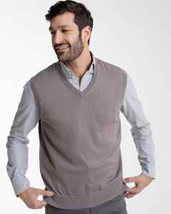 سترة من الكشمير الممتاز مع تصميم برقبة على شكل V بطانة من القطن من شركة التصنيع الأصلية فاخرة مخصصة - Product Image 1