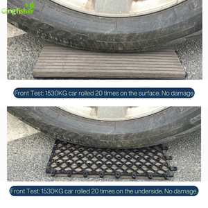 Carreaux de terrasse rainurés traditionnels en WPC 300x300mm Conception à emboîtement facile à enclencher Surface sablée lisse pour sous-sol de jardin extérieur - Product Image 5