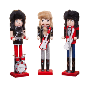 Cascanueces Navideño de Madera de 15 Pulgadas, Diseño Creativo, Tradicional, Hecho en China - Product Image 4