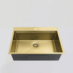 Évier de cuisine artisanal le plus vendu pour usage domestique, évier de cuisine cascade à cuve unique - Product Image 2