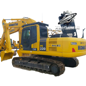 Excavatrice d'occasion Komatsu 220-8, marque japonaise d'origine, 22 tonnes, sur chenilles en caoutchouc, grande taille, modèle 2023, godet de 1,1 m - Product Image 1