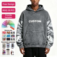 Sudadera Personalizada de 320 g/m², 100% Algodón, Lavada, con Estampado en Serigrafía, Corte Ajustado, Felpa de Algodón