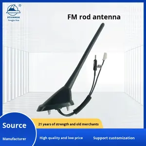 <span class=keywords><strong>Antenne</strong></span> de toit de voiture avec fonction radio FM, longueur du câble 20 cm, prise mâle DIN, modèle YJH-SF447-2, vente en gros en Chine - Product Image 2