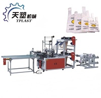 High Speed Plastic Boodschappentas Machine Machine Automatische Plastic Zak Maker Machine Automatisch