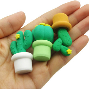 Quà tặng khuyến mãi học sinh Nhà cung cấp phim hoạt hình 3D Xương Rồng tẩy - Product Image 3